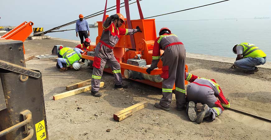 Erection & Commissioning of Neuero M400 Ship Unloader at Kakinada Port
